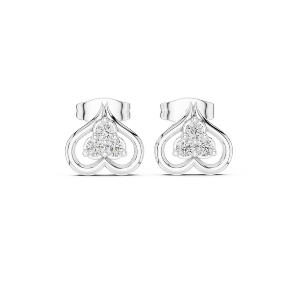 Morning Sun lab grown diamond earring design
