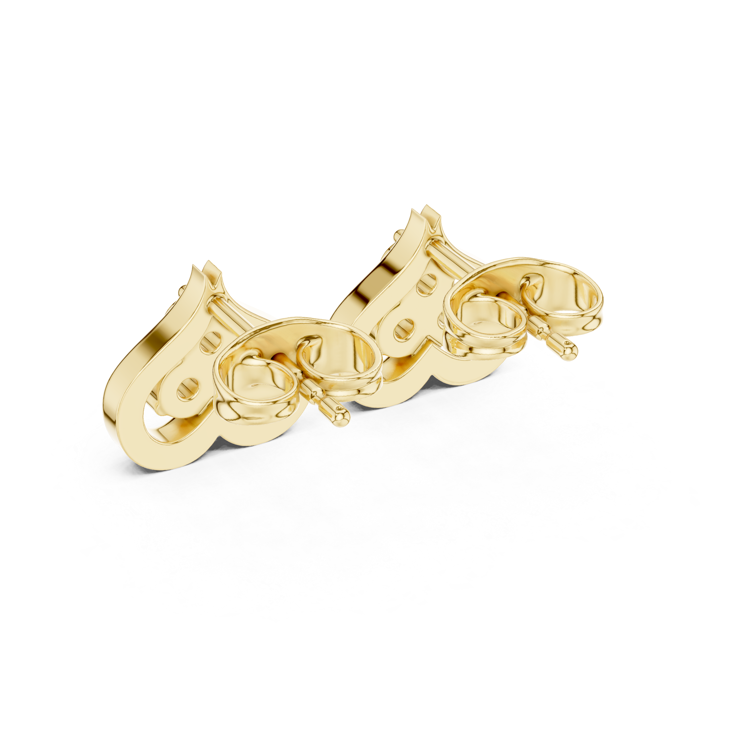 Morning Sun lab grown diamond earring design