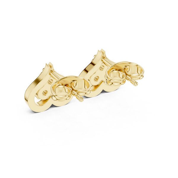 Morning Sun lab grown diamond earring design