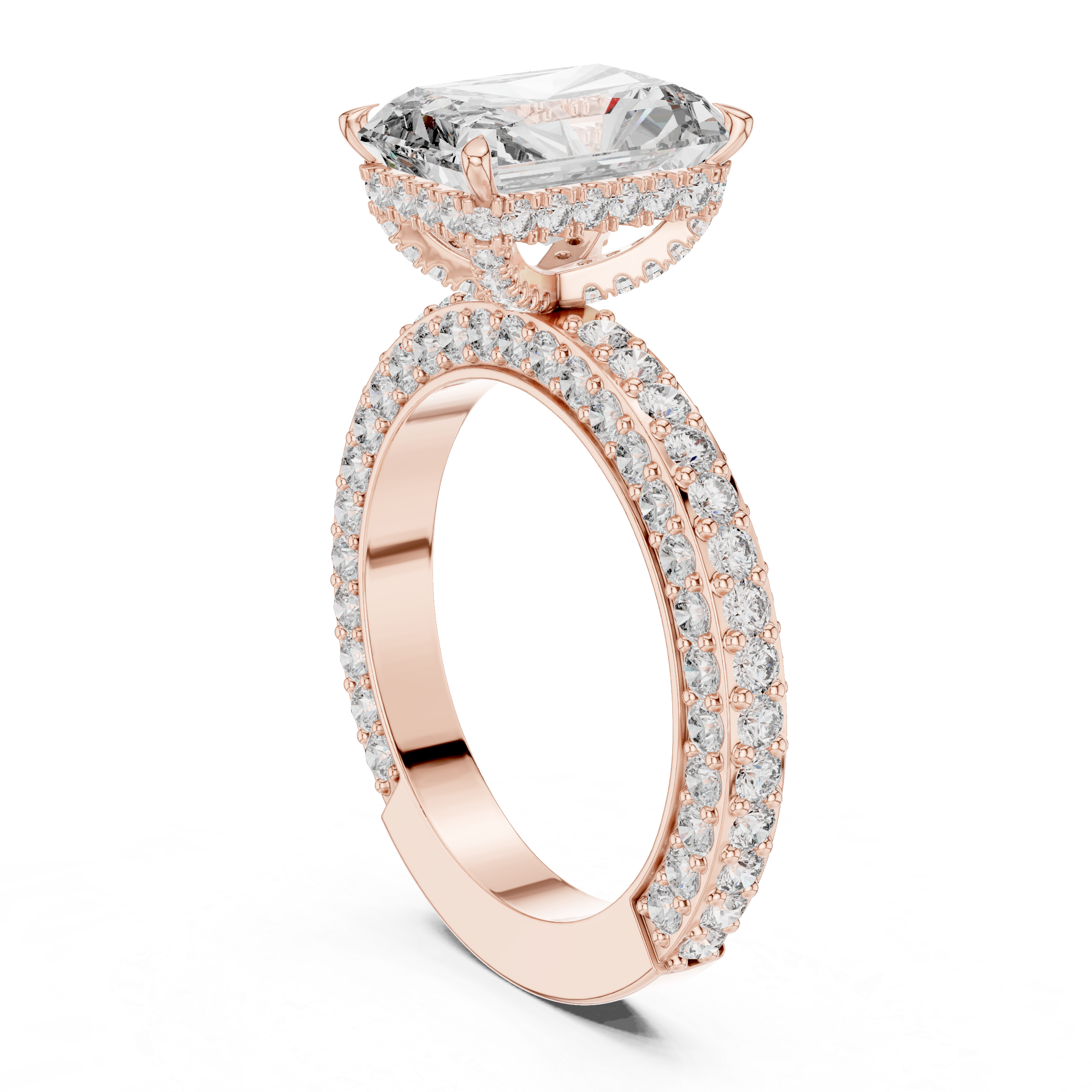 Aria Voice lab grown diamond ring