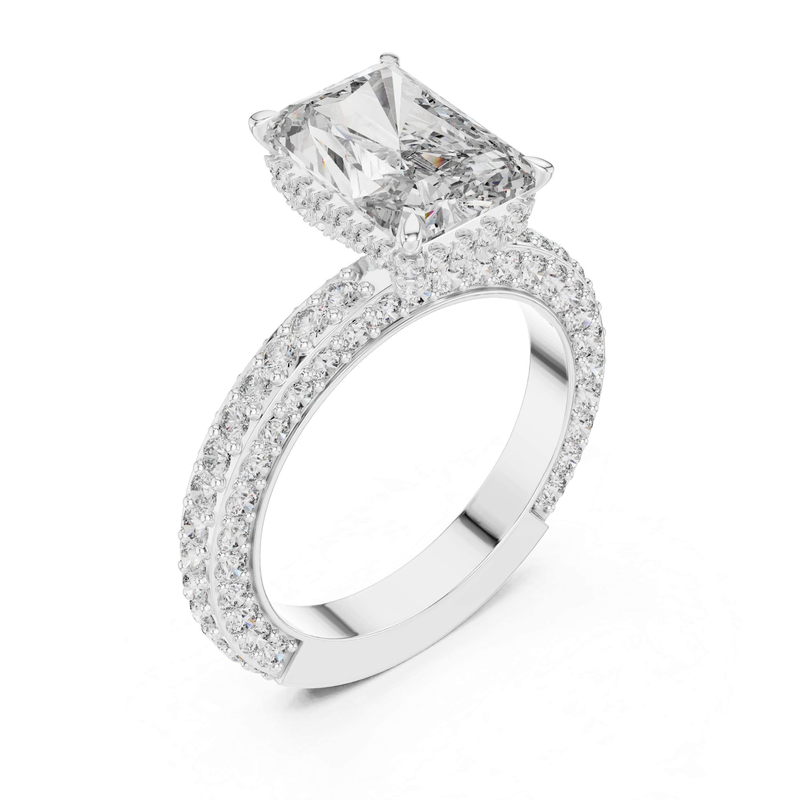 Aria Voice lab grown diamond ring