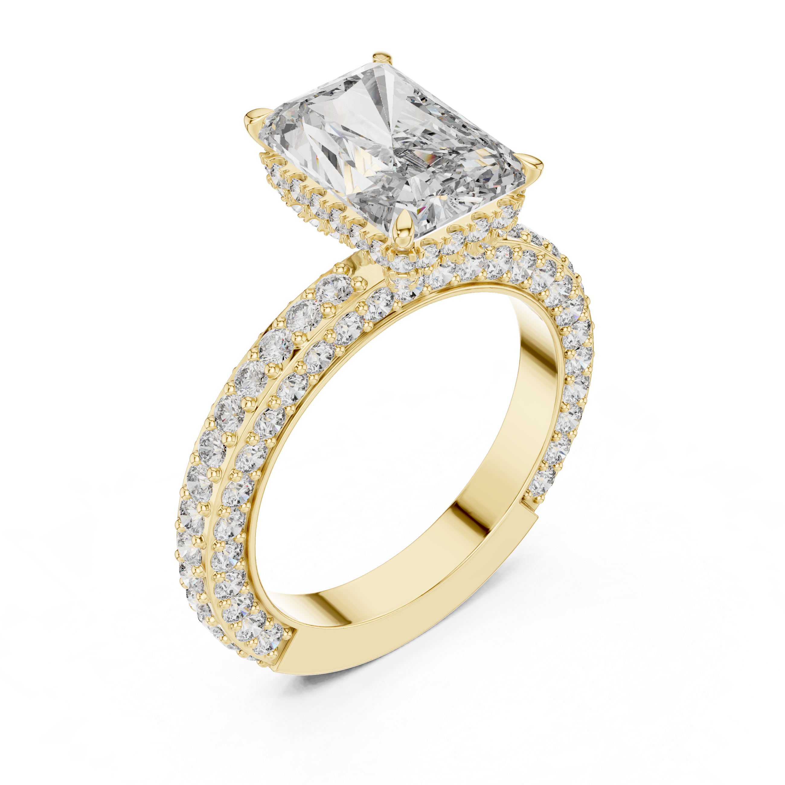 Aria Voice lab grown diamond ring