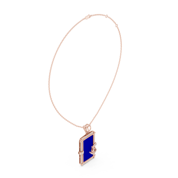 Opulent Sheen Lab Grown Diamond Halo Pendant