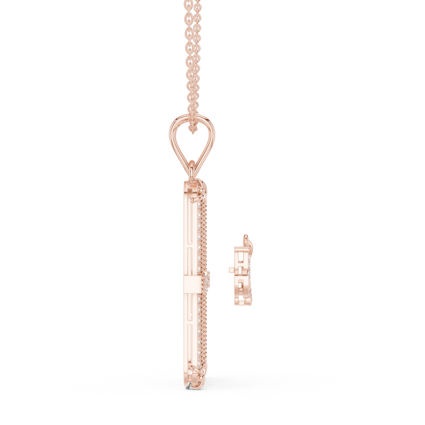 Opulent Sheen Lab Grown Diamond Halo Pendant