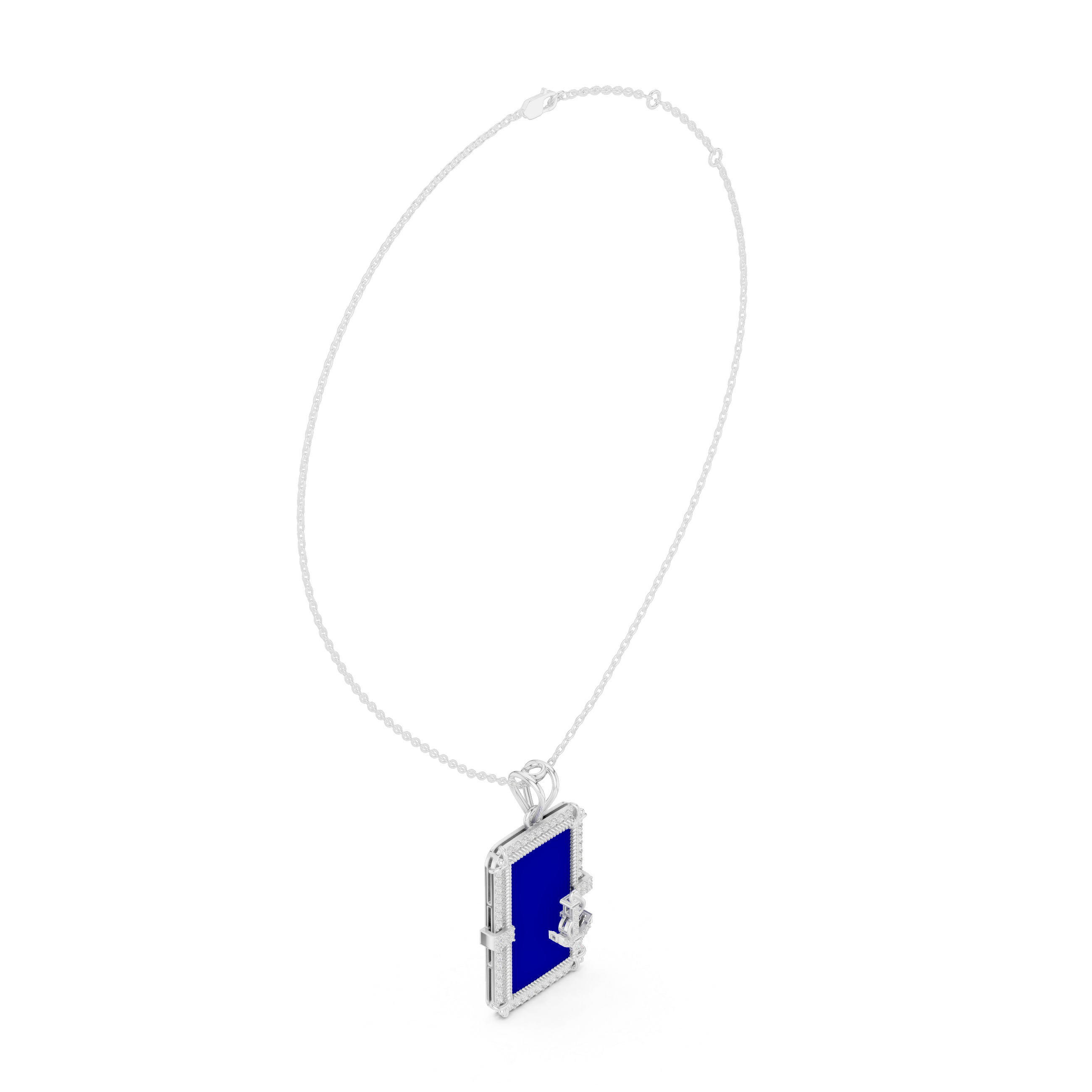 Opulent Sheen Lab Grown Diamond Halo Pendant