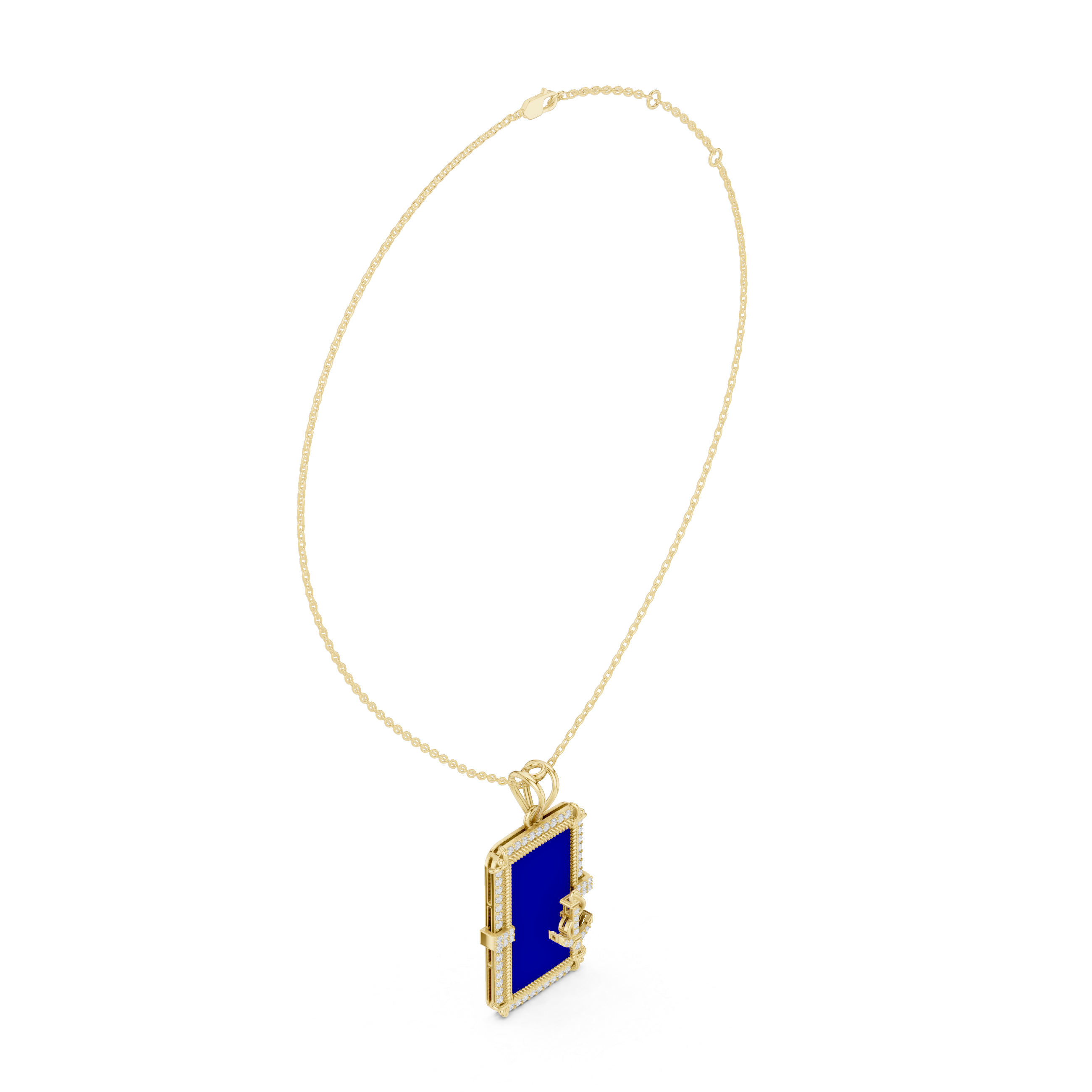 Opulent Sheen Lab Grown Diamond Halo Pendant