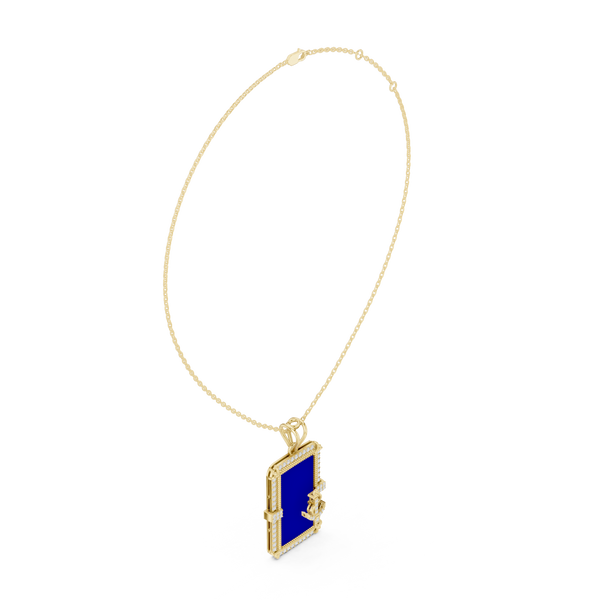 Opulent Sheen Lab Grown Diamond Halo Pendant