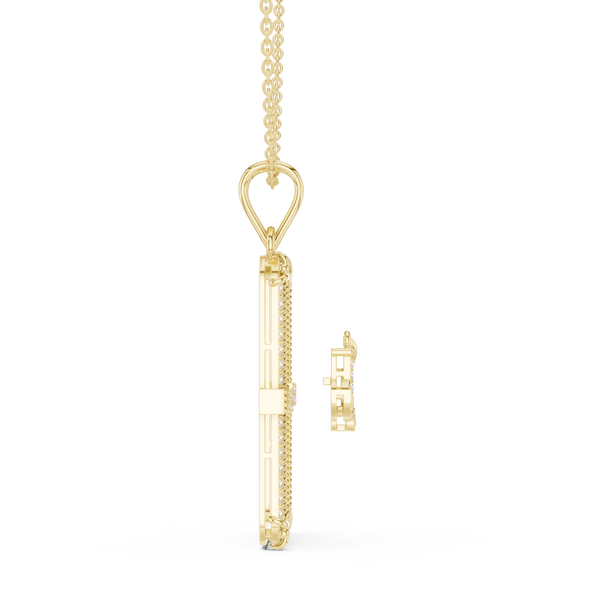 Opulent Sheen Lab Grown Diamond Halo Pendant