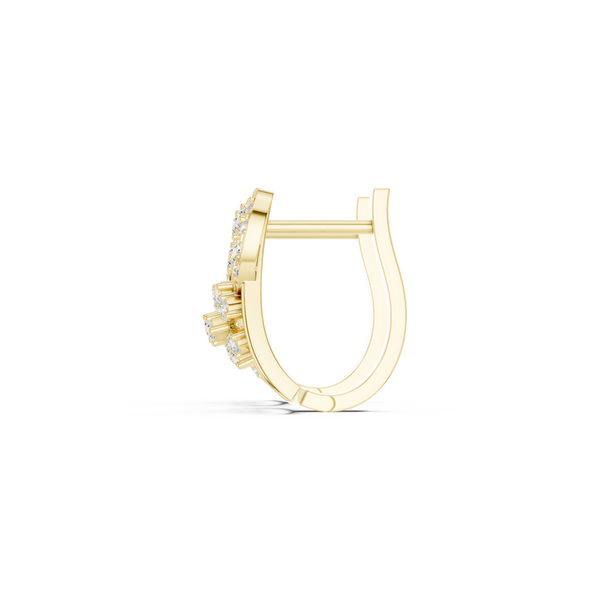 Spring Time lab grown diamond earring design
