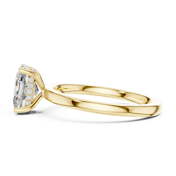 Geometric Shape lab grown diamond ring