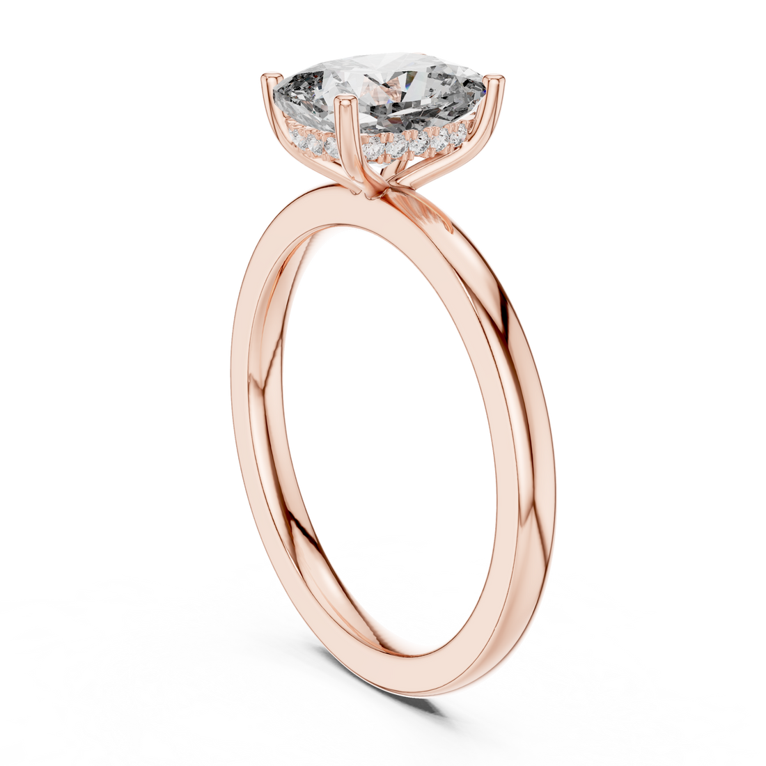 Geometric Shape lab grown diamond ring
