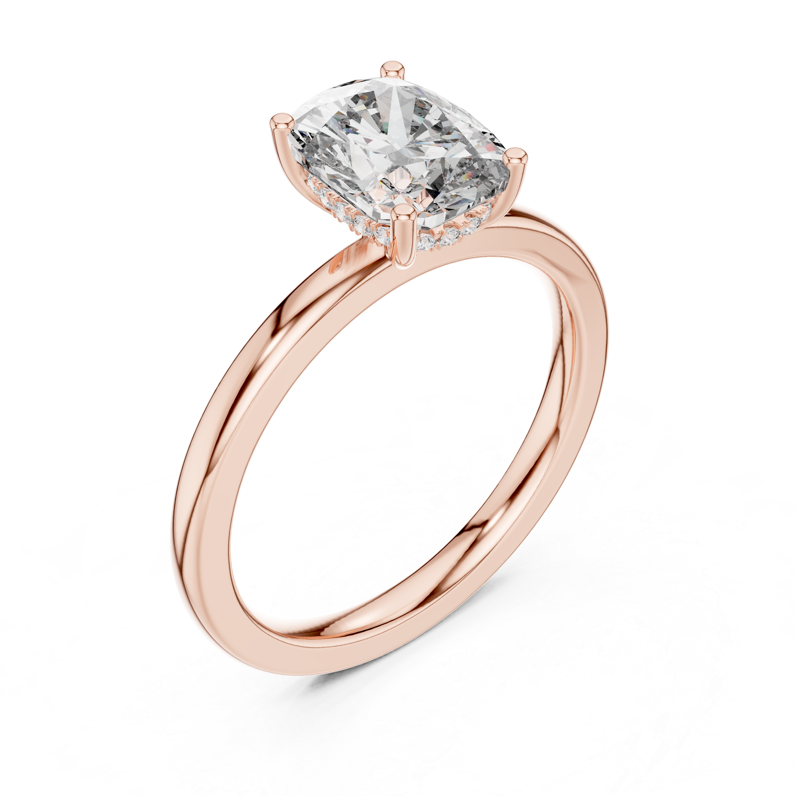 Geometric Shape lab grown diamond ring