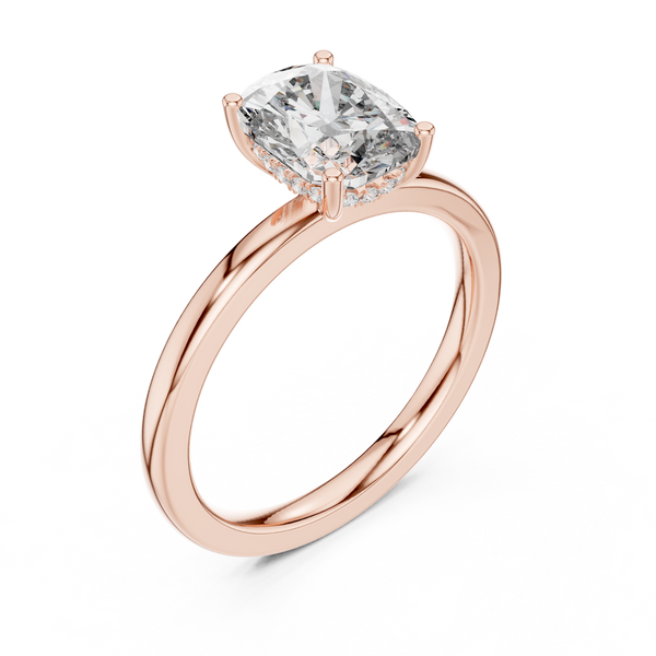Geometric Shape lab grown diamond ring