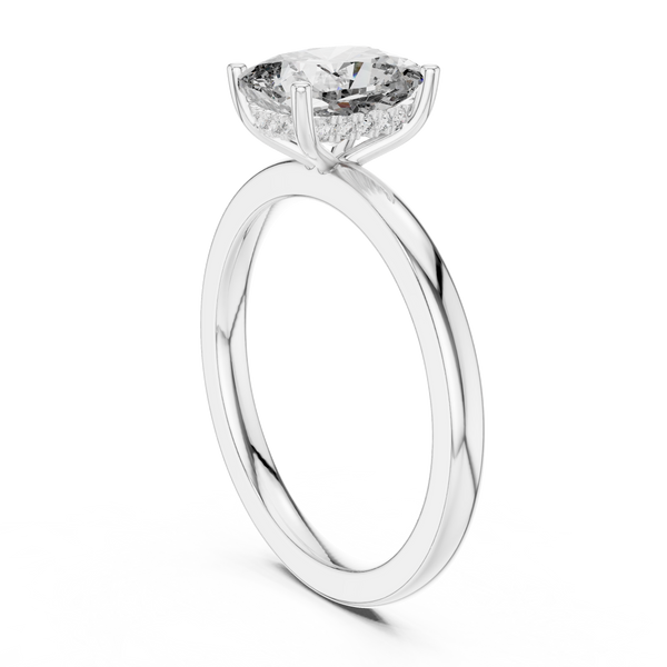 Geometric Shape lab grown diamond ring