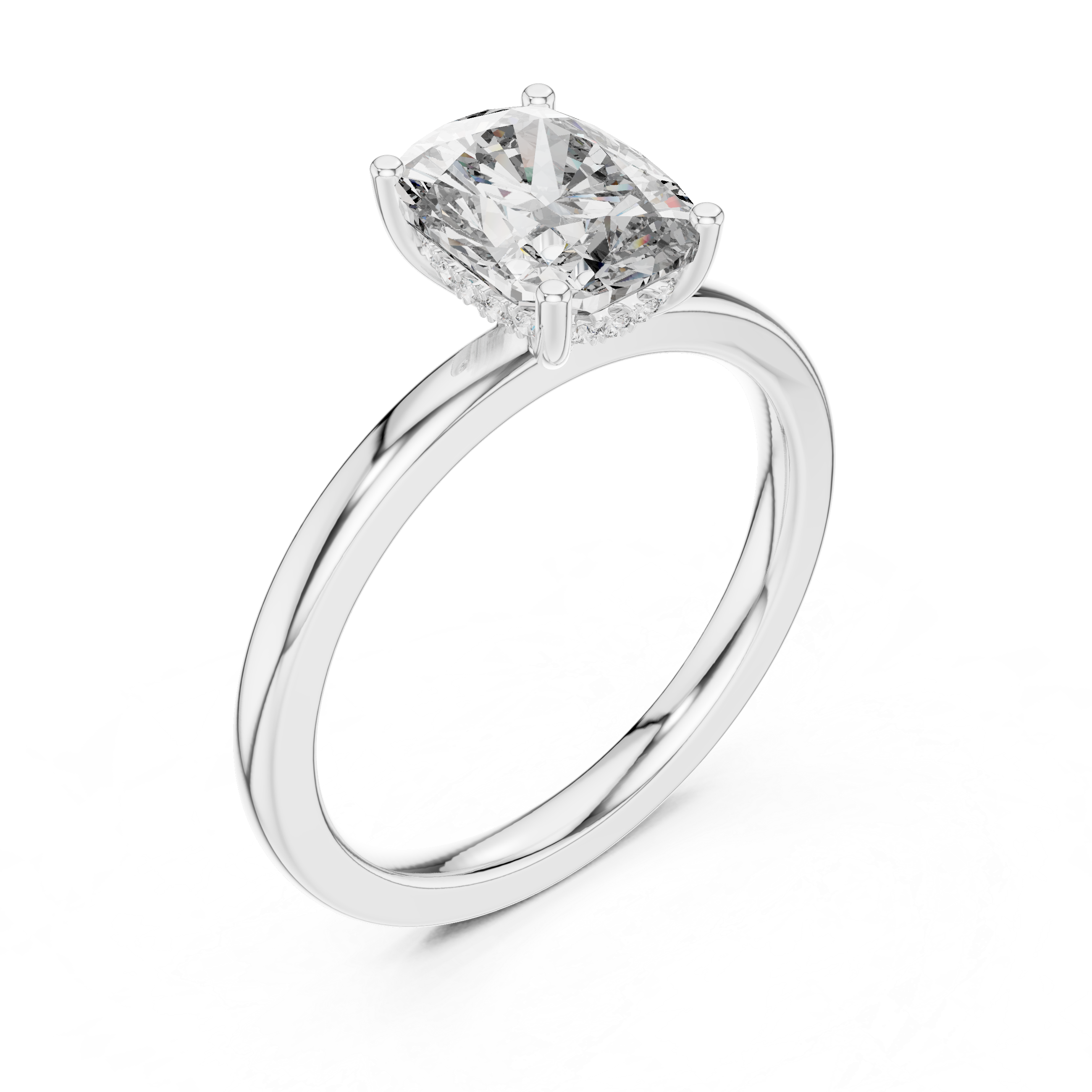 Geometric Shape lab grown diamond ring