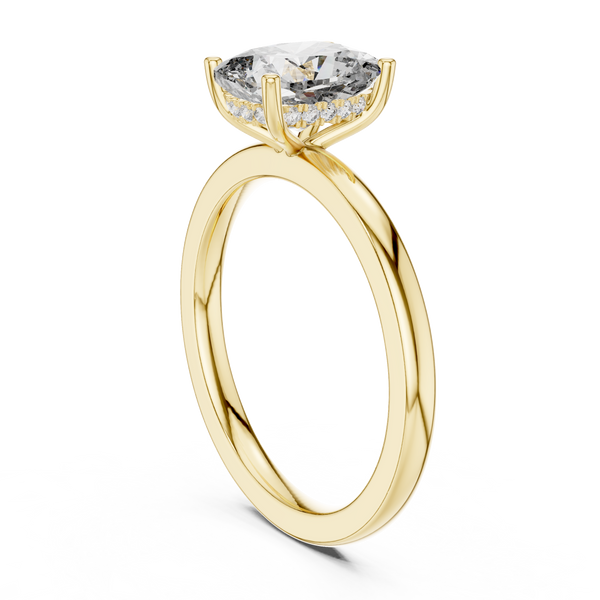 Geometric Shape lab grown diamond ring