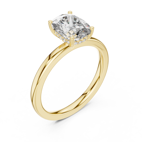 Geometric Shape lab grown diamond ring