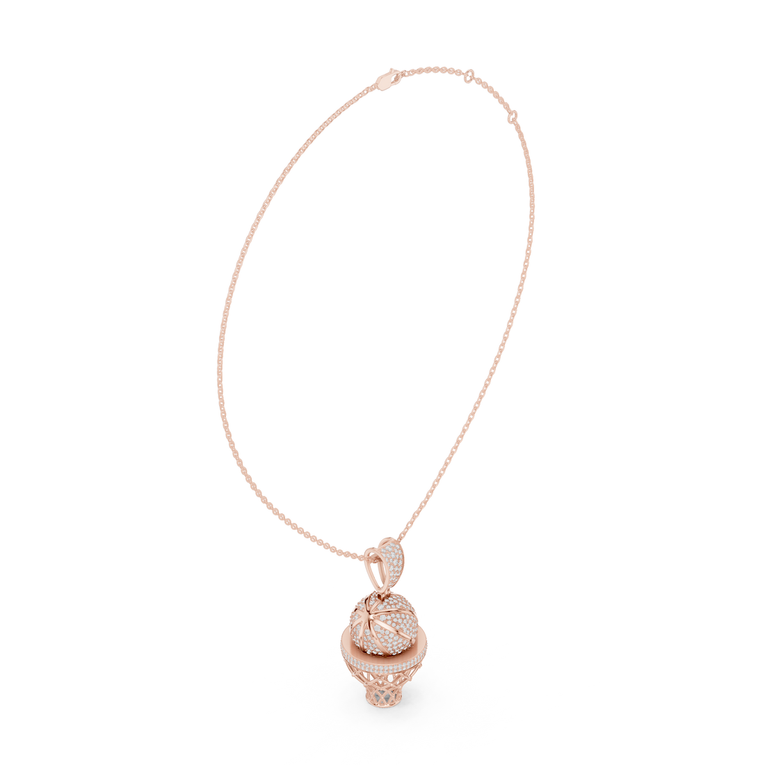 Vivid Glitz Lab Grown Diamond Solitaire Pendant