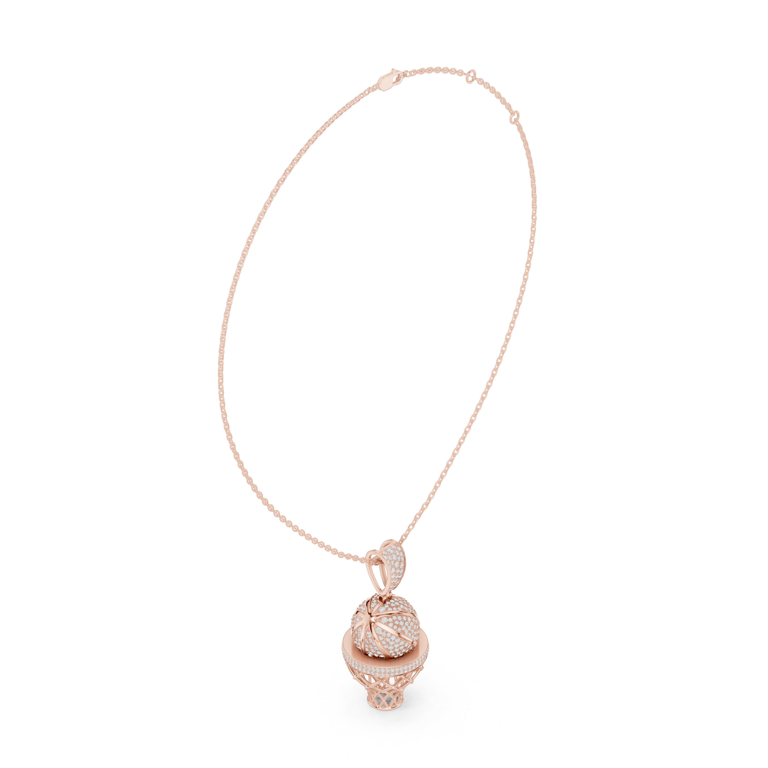 Vivid Glitz Lab Grown Diamond Solitaire Pendant