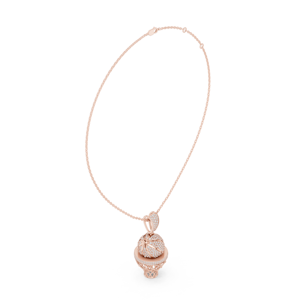 Vivid Glitz Lab Grown Diamond Solitaire Pendant