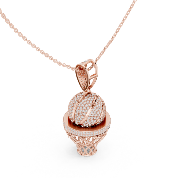 Vivid Glitz Lab Grown Diamond Solitaire Pendant