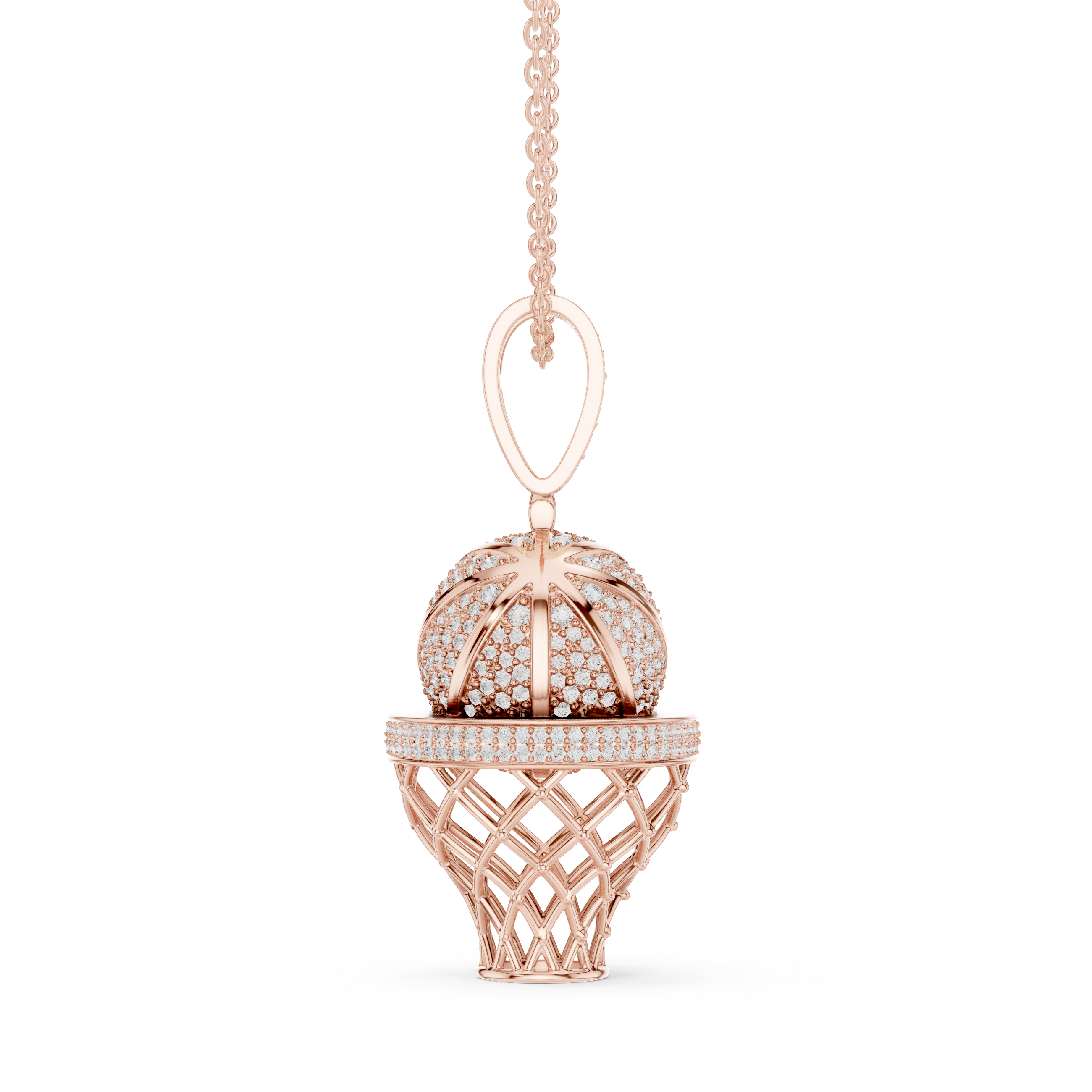 Vivid Glitz Lab Grown Diamond Solitaire Pendant