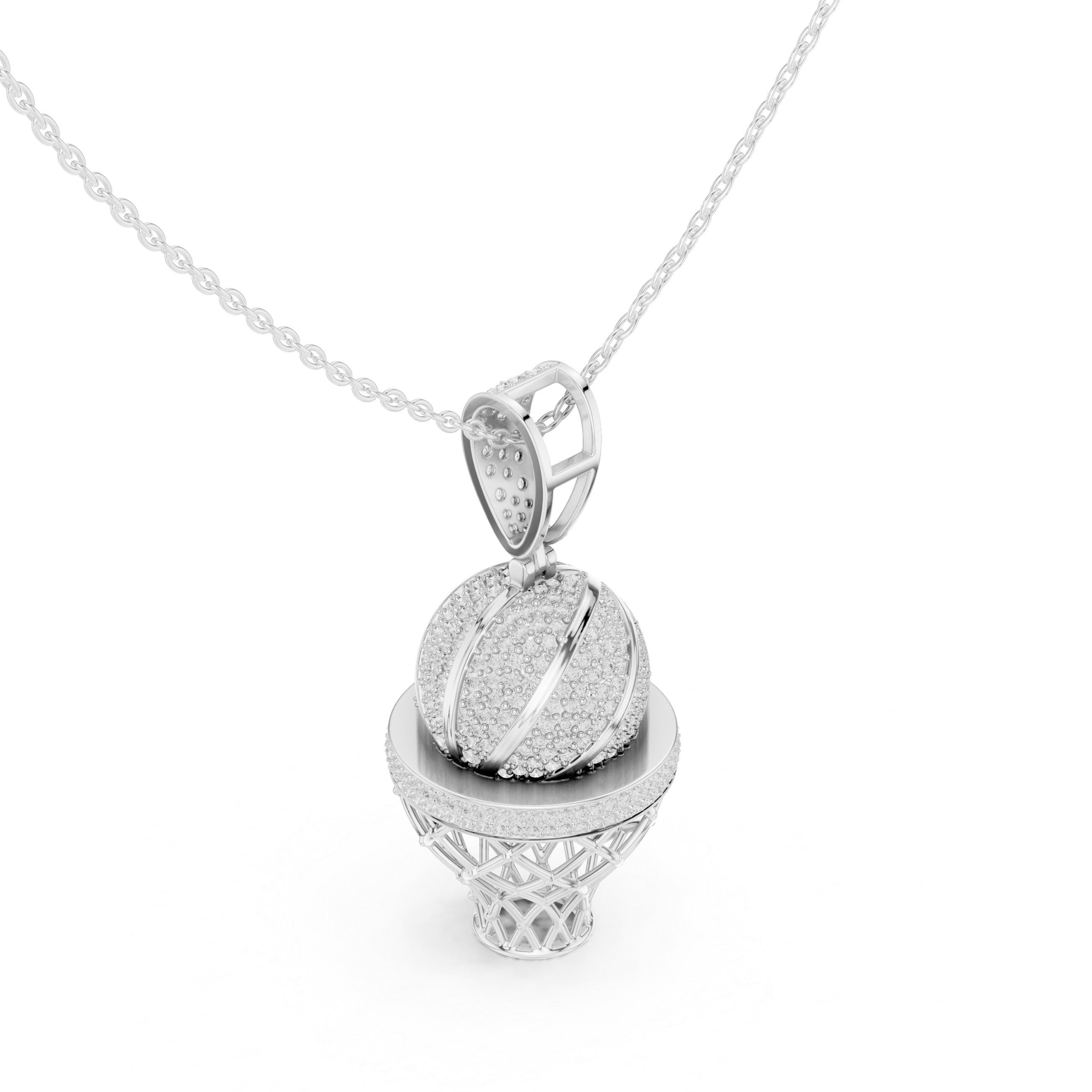 Vivid Glitz Lab Grown Diamond Solitaire Pendant
