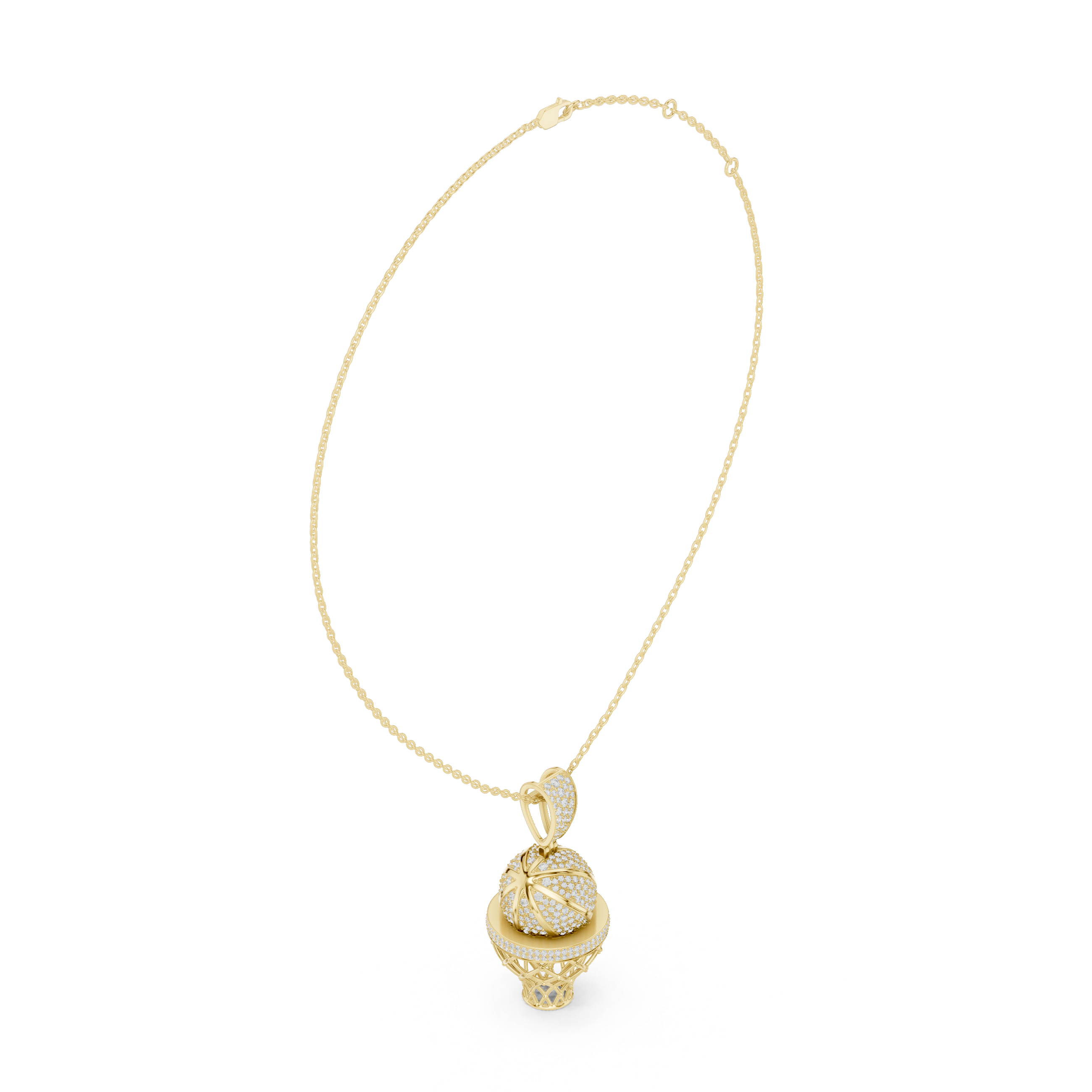 Vivid Glitz Lab Grown Diamond Solitaire Pendant