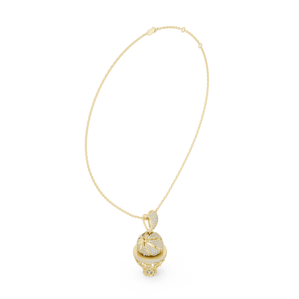 Vivid Glitz Lab Grown Diamond Solitaire Pendant