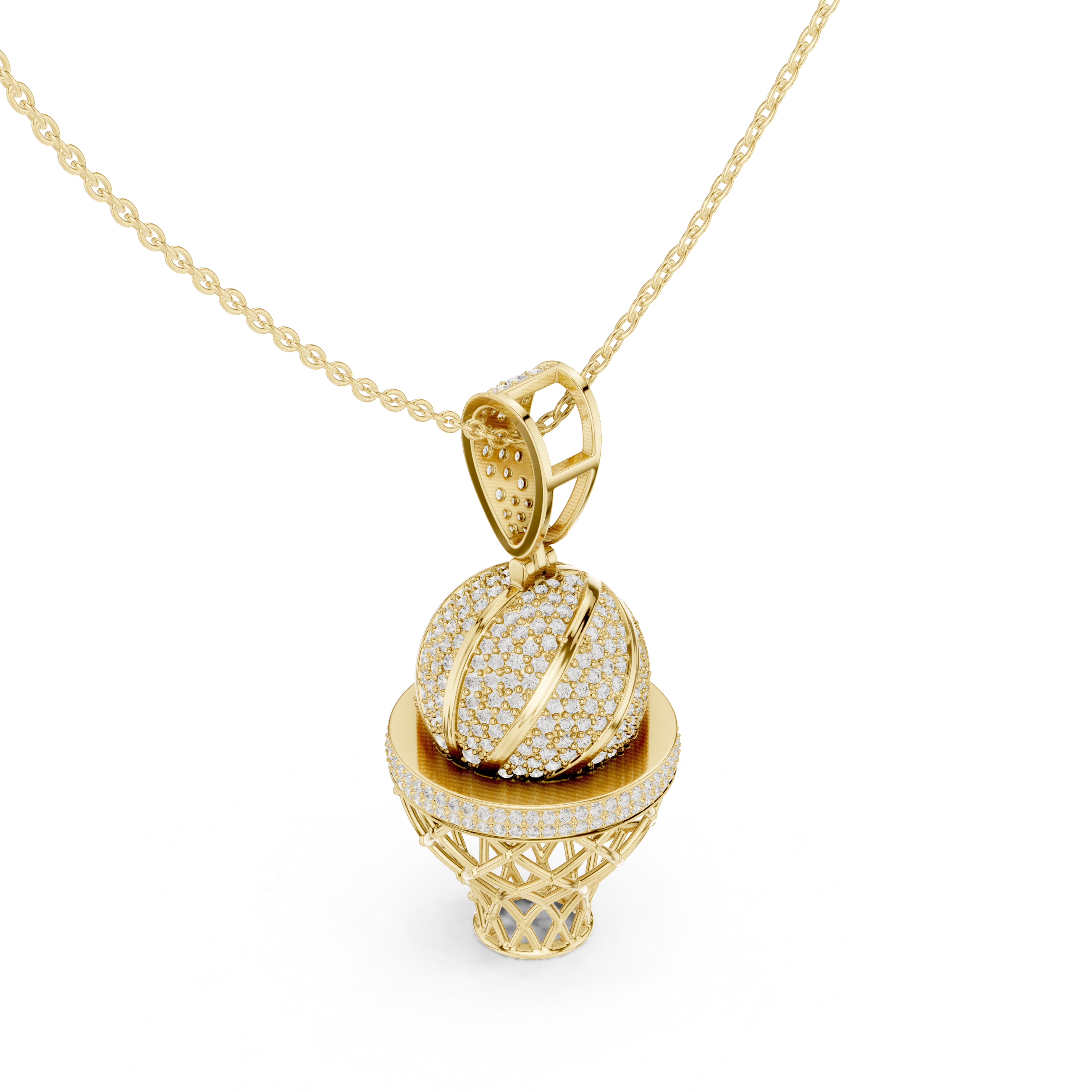 Vivid Glitz Lab Grown Diamond Solitaire Pendant