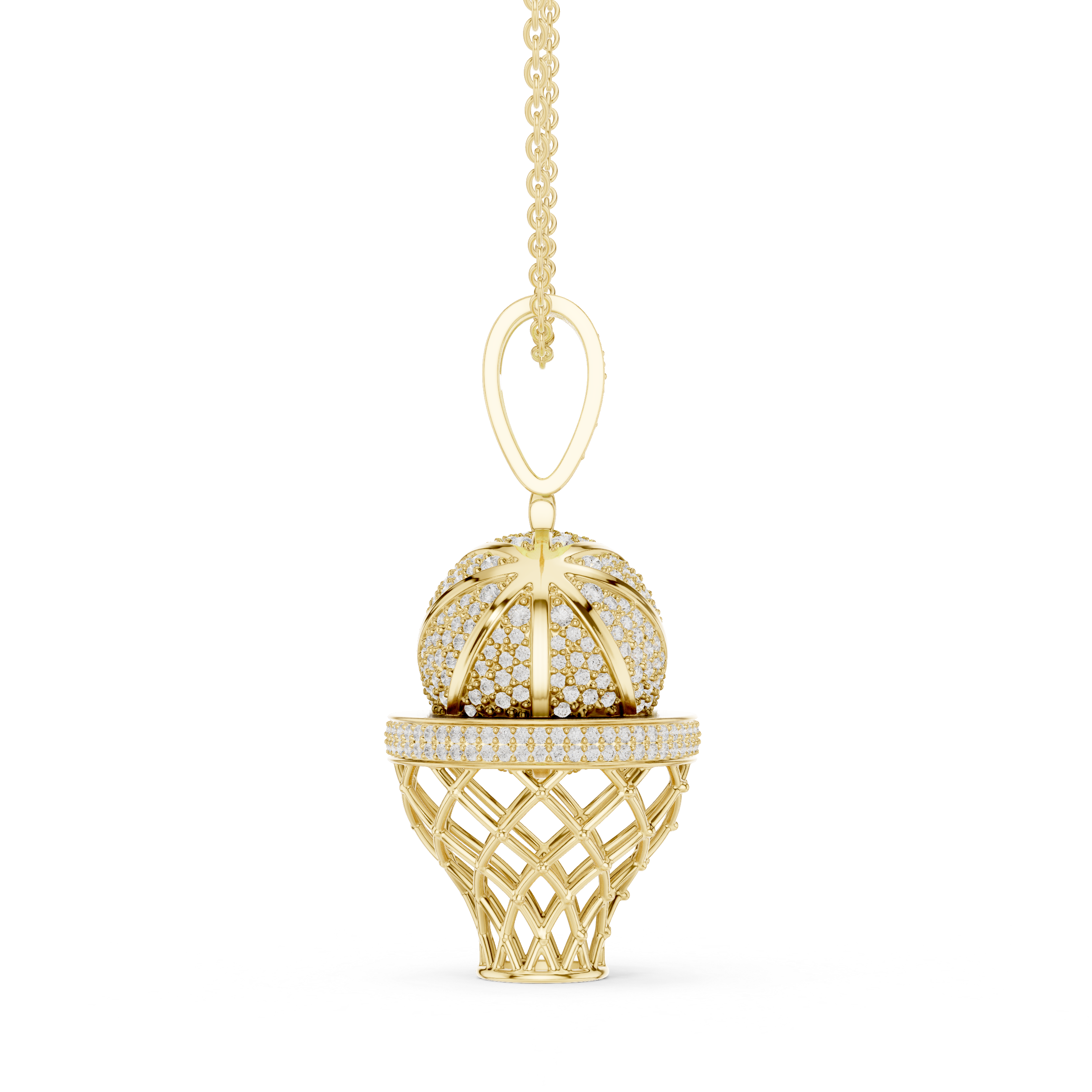 Vivid Glitz Lab Grown Diamond Solitaire Pendant