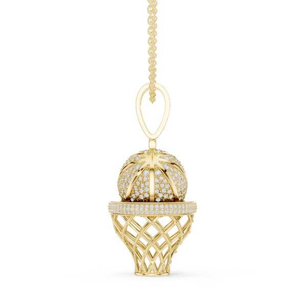 Vivid Glitz Lab Grown Diamond Solitaire Pendant