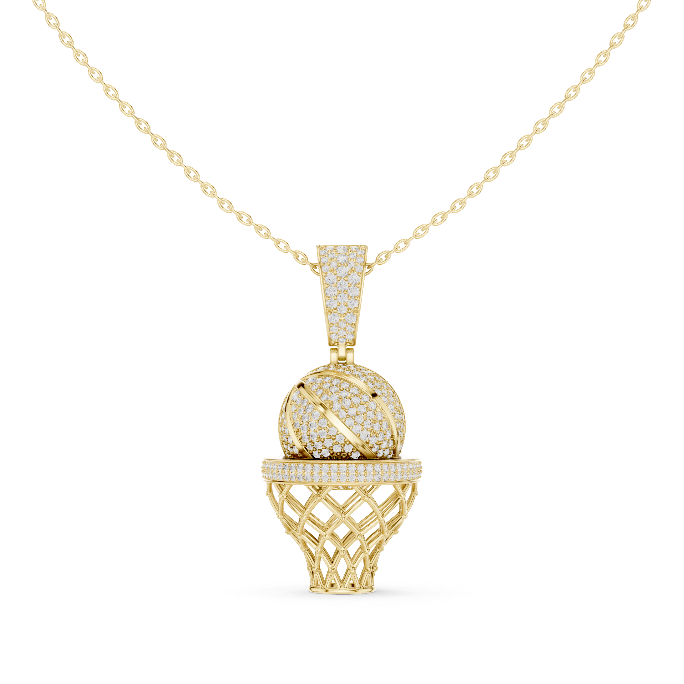 Vivid Glitz Lab Grown Diamond Solitaire Pendant