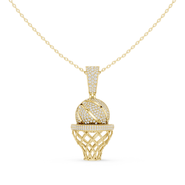 Vivid Glitz Lab Grown Diamond Solitaire Pendant