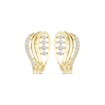Radiant Crest Lab Grown Diamond Earrings Jewelry