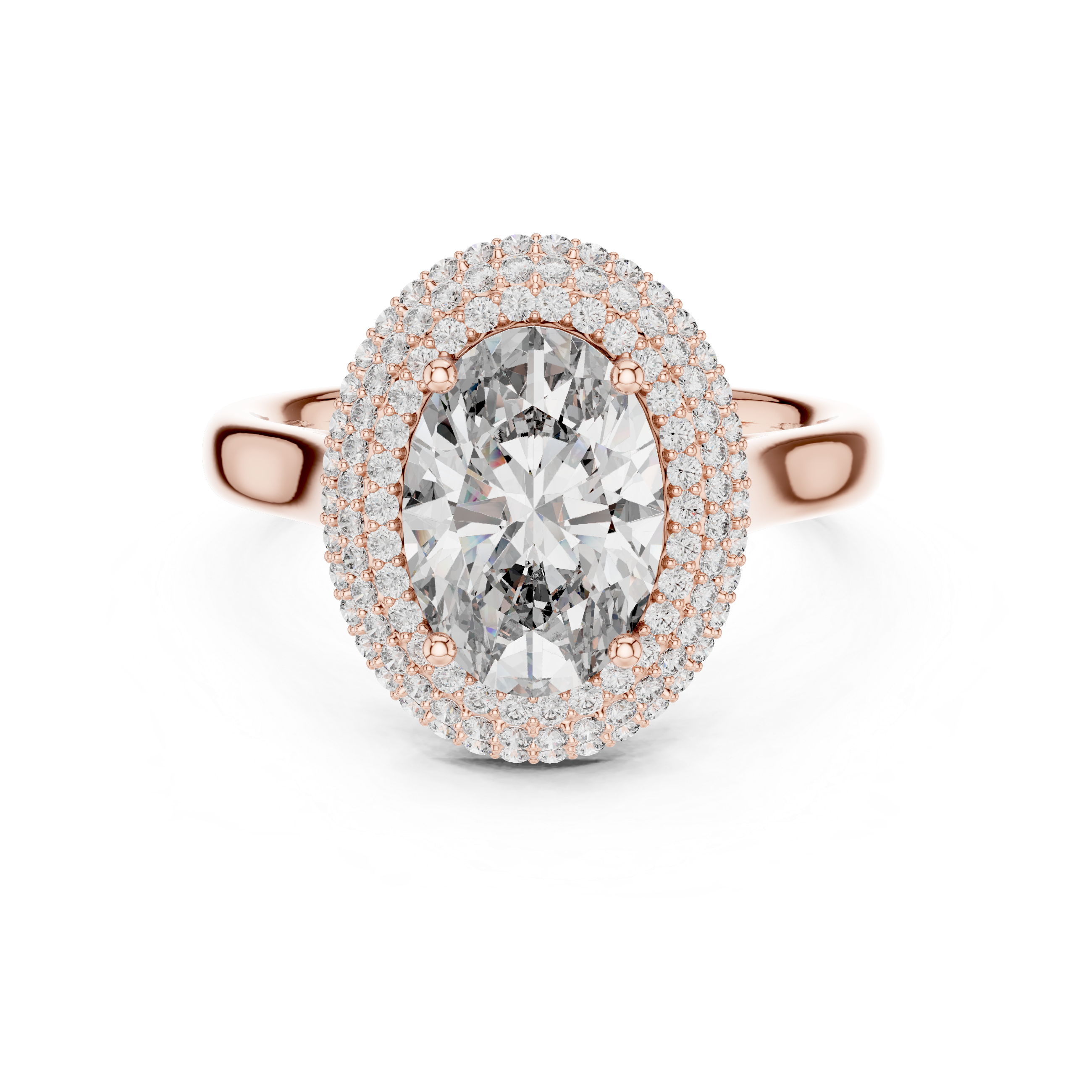 Eclipse Shadow lab grown diamond ring