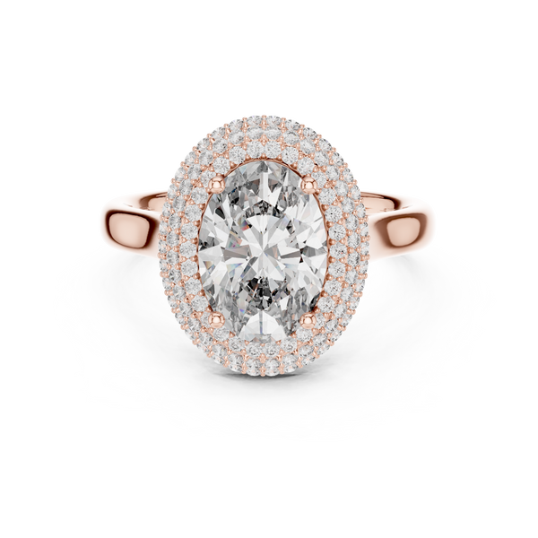 Eclipse Shadow lab grown diamond ring