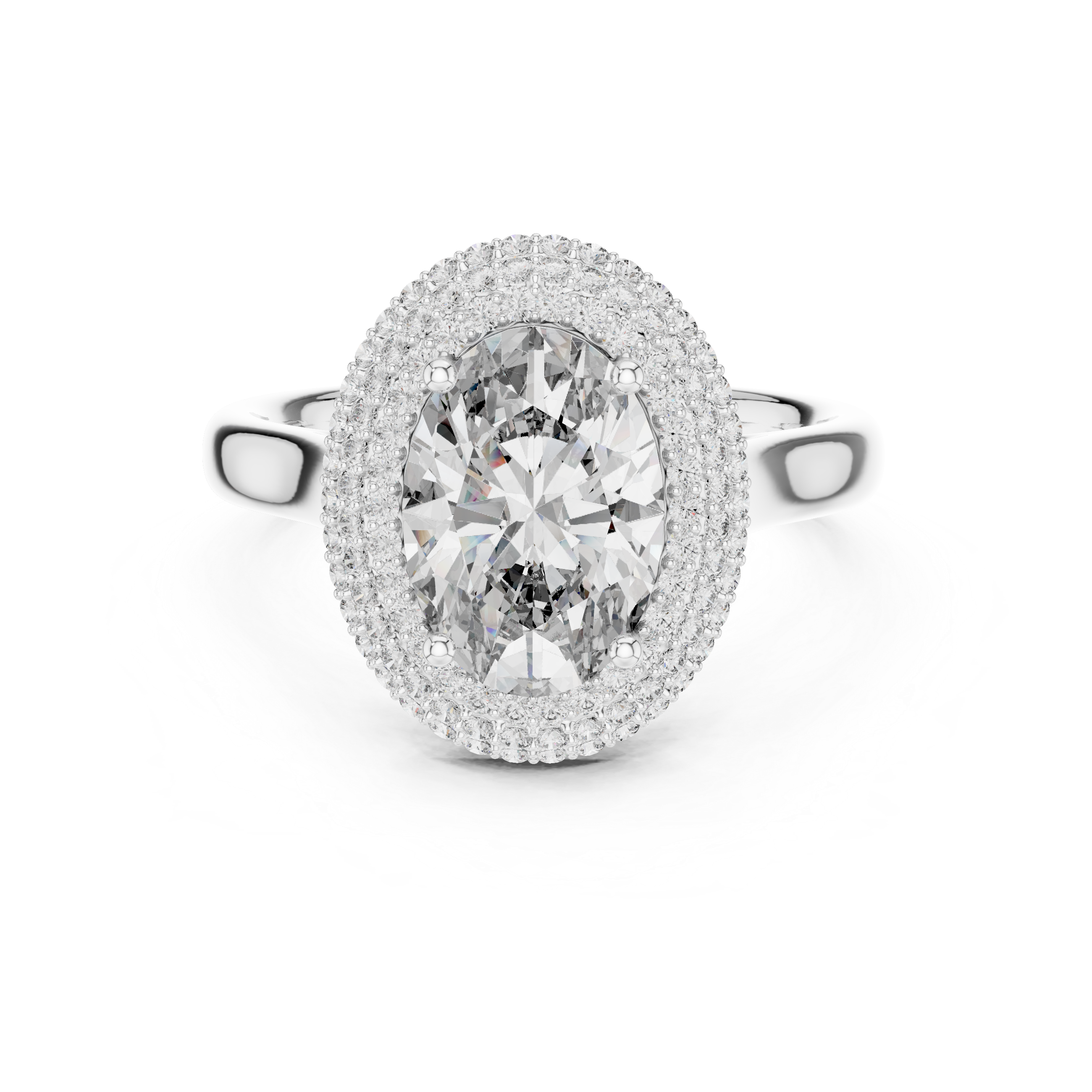 Eclipse Shadow lab grown diamond ring