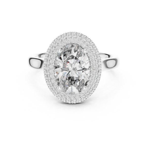 Eclipse Shadow lab grown diamond ring