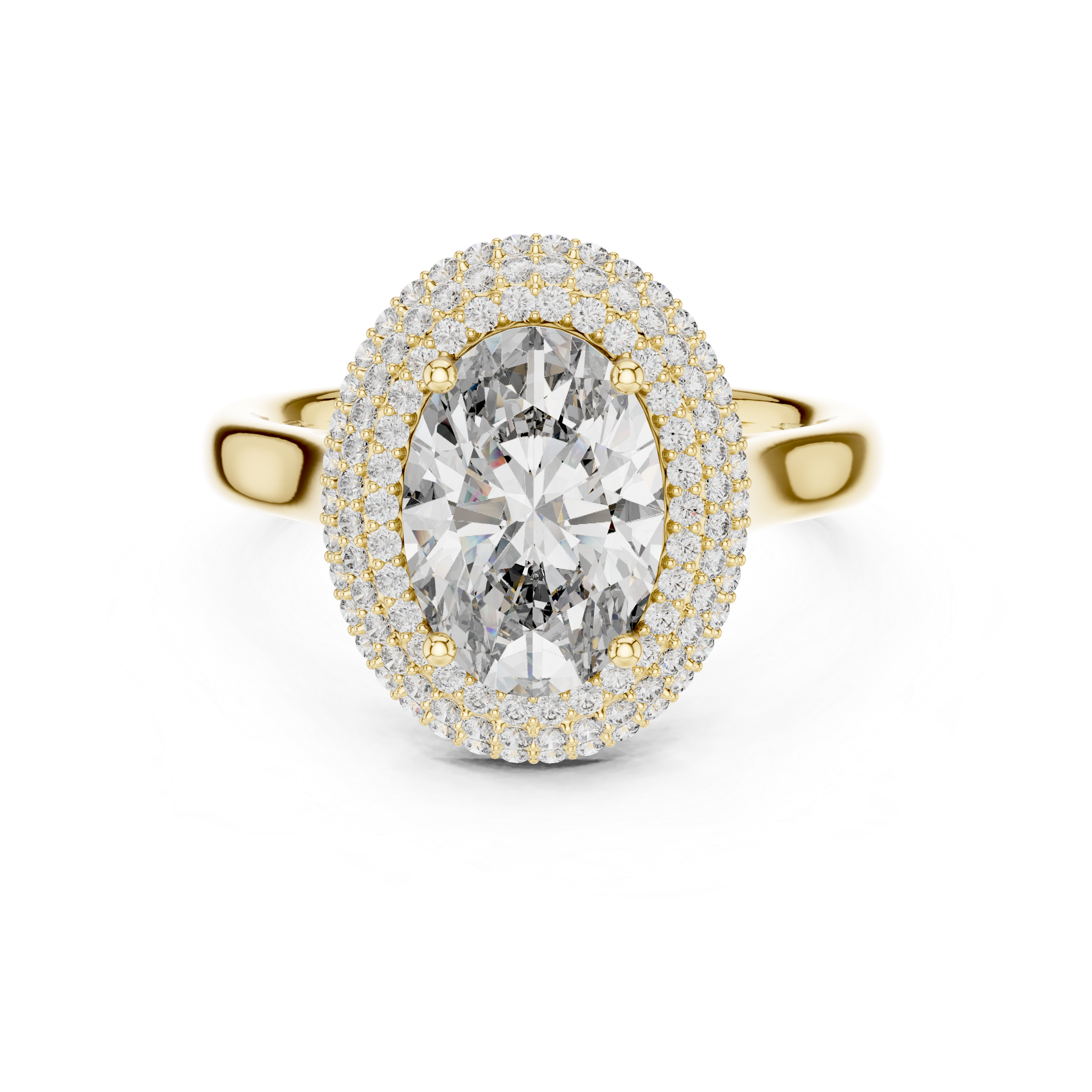 Eclipse Shadow lab grown diamond ring
