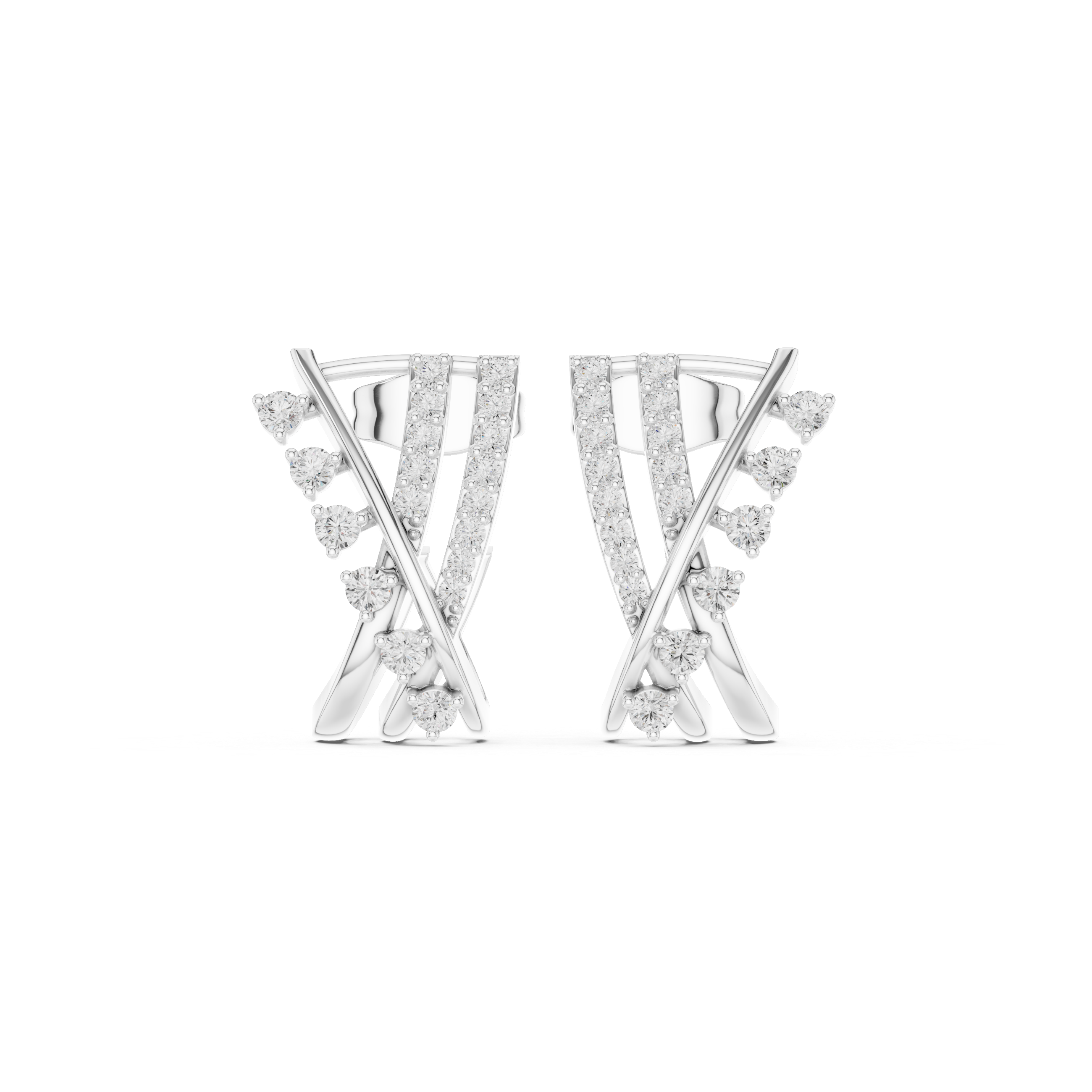 First Class lab grown diamond earring design