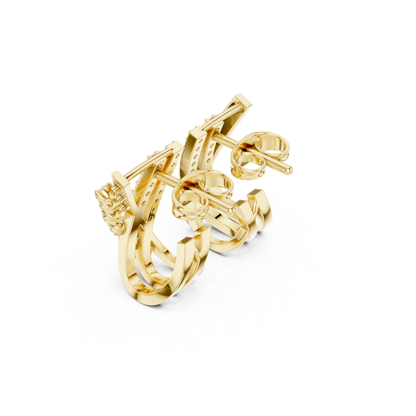 Vortex Aura Lab Grown Diamond Earrings Dangles