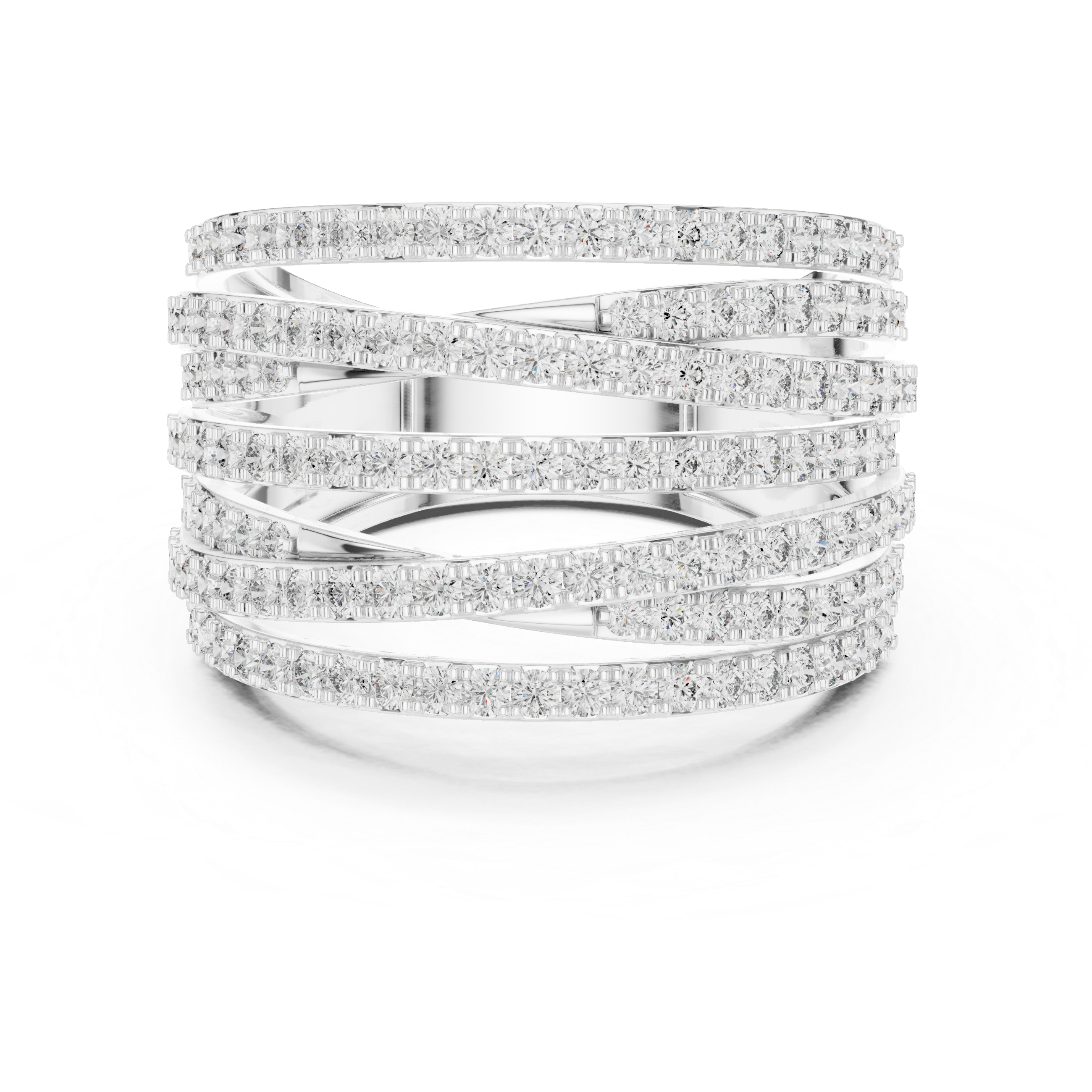 Cadence Beat lab grown diamond ring