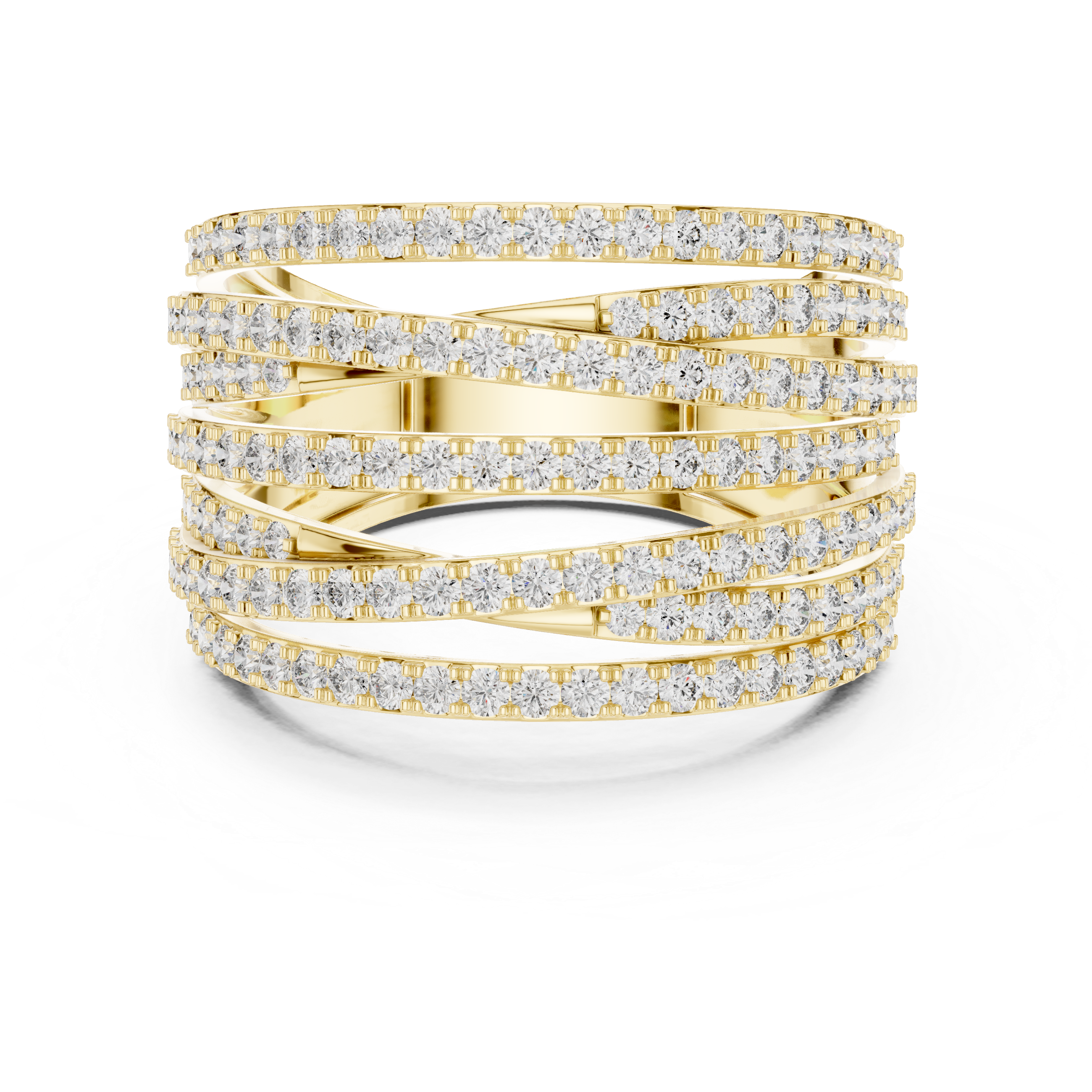 Cadence Beat lab grown diamond ring