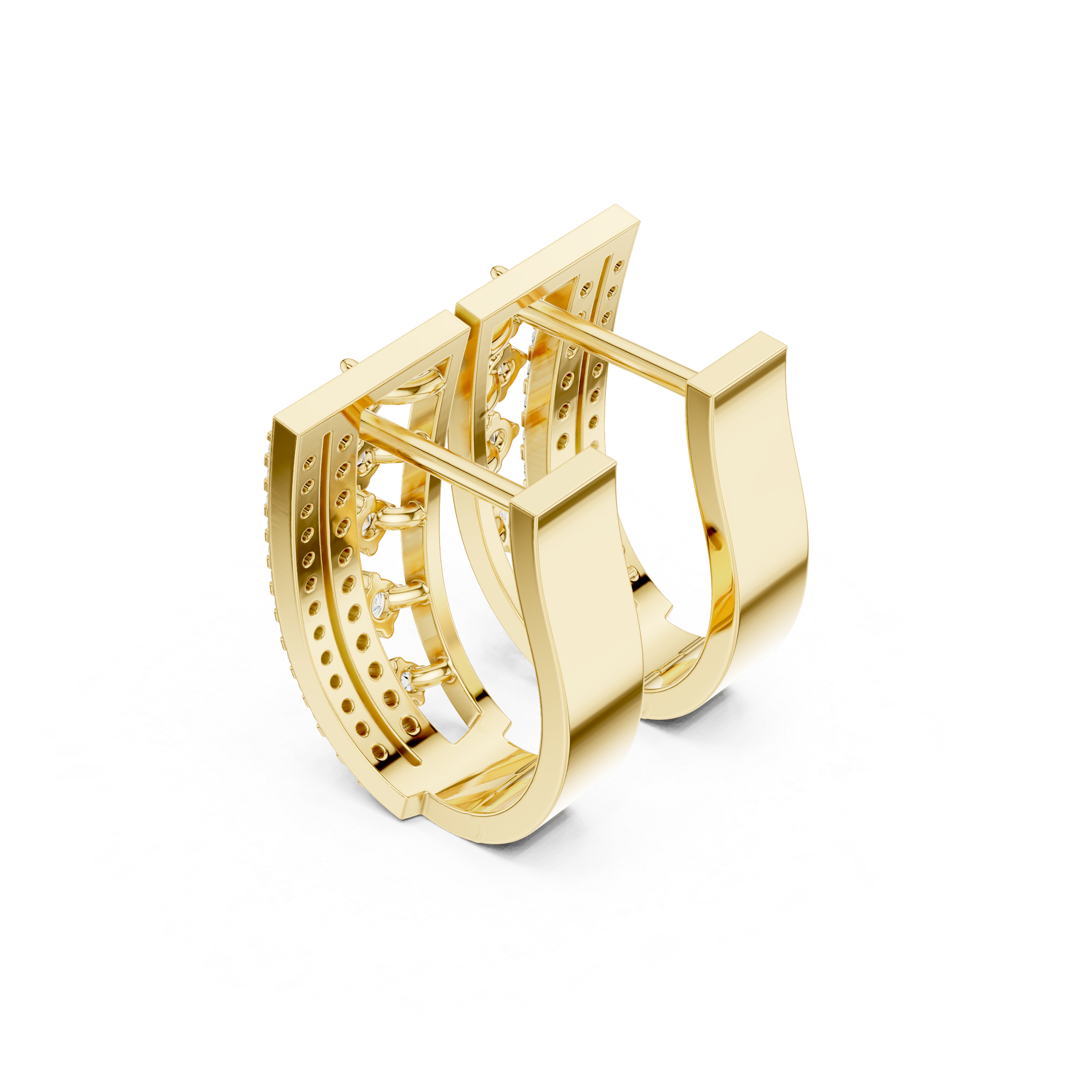One Kind lab grown diamond earring design