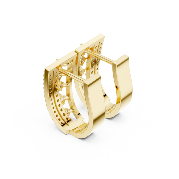 One Kind lab grown diamond earring design