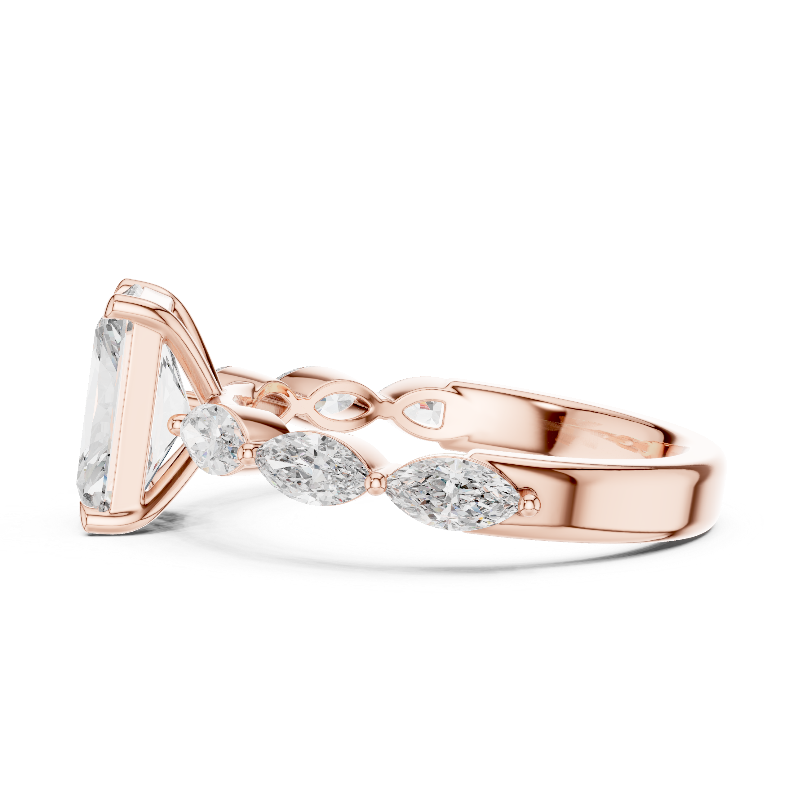 Filigree Lace lab grown diamond ring