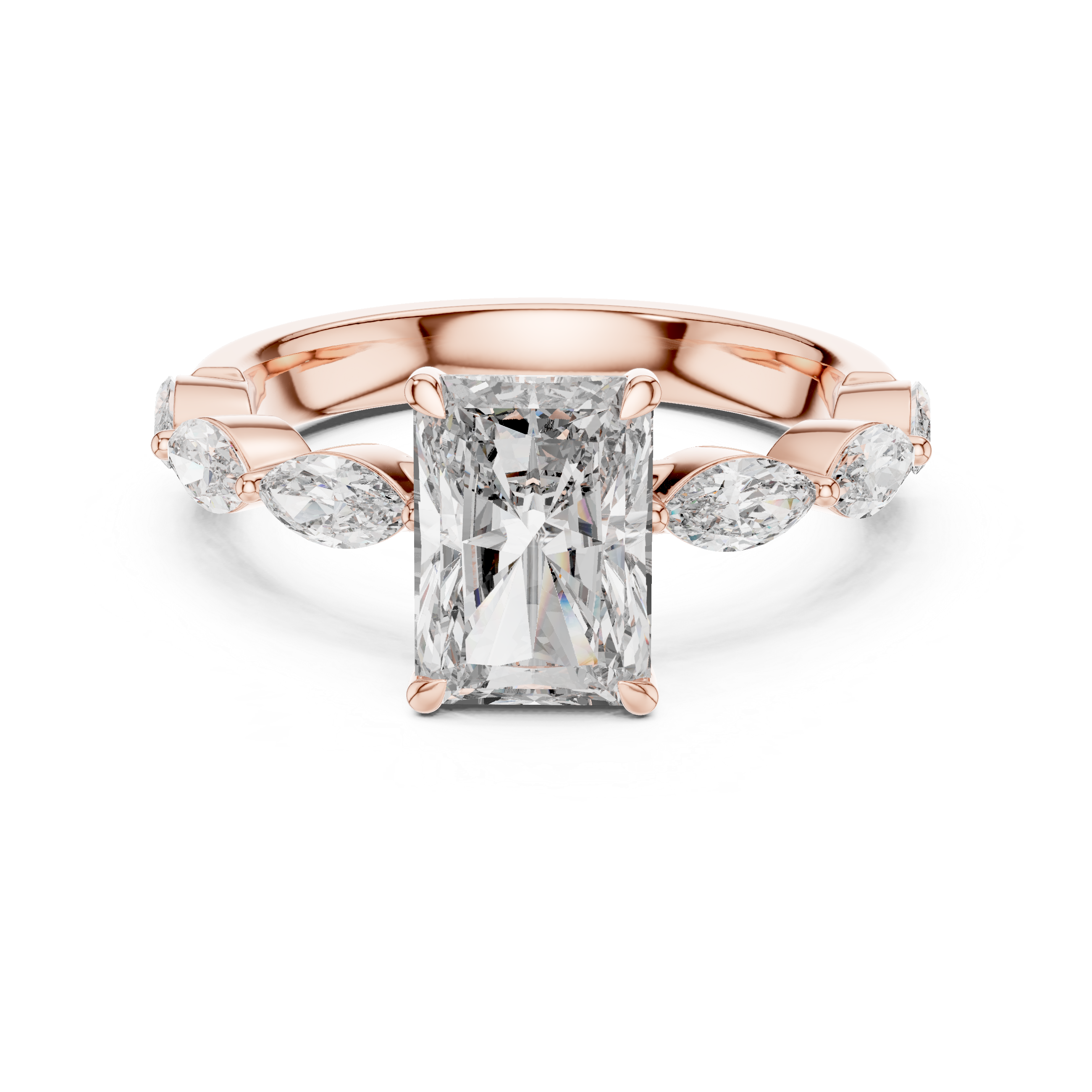 Filigree Lace lab grown diamond ring