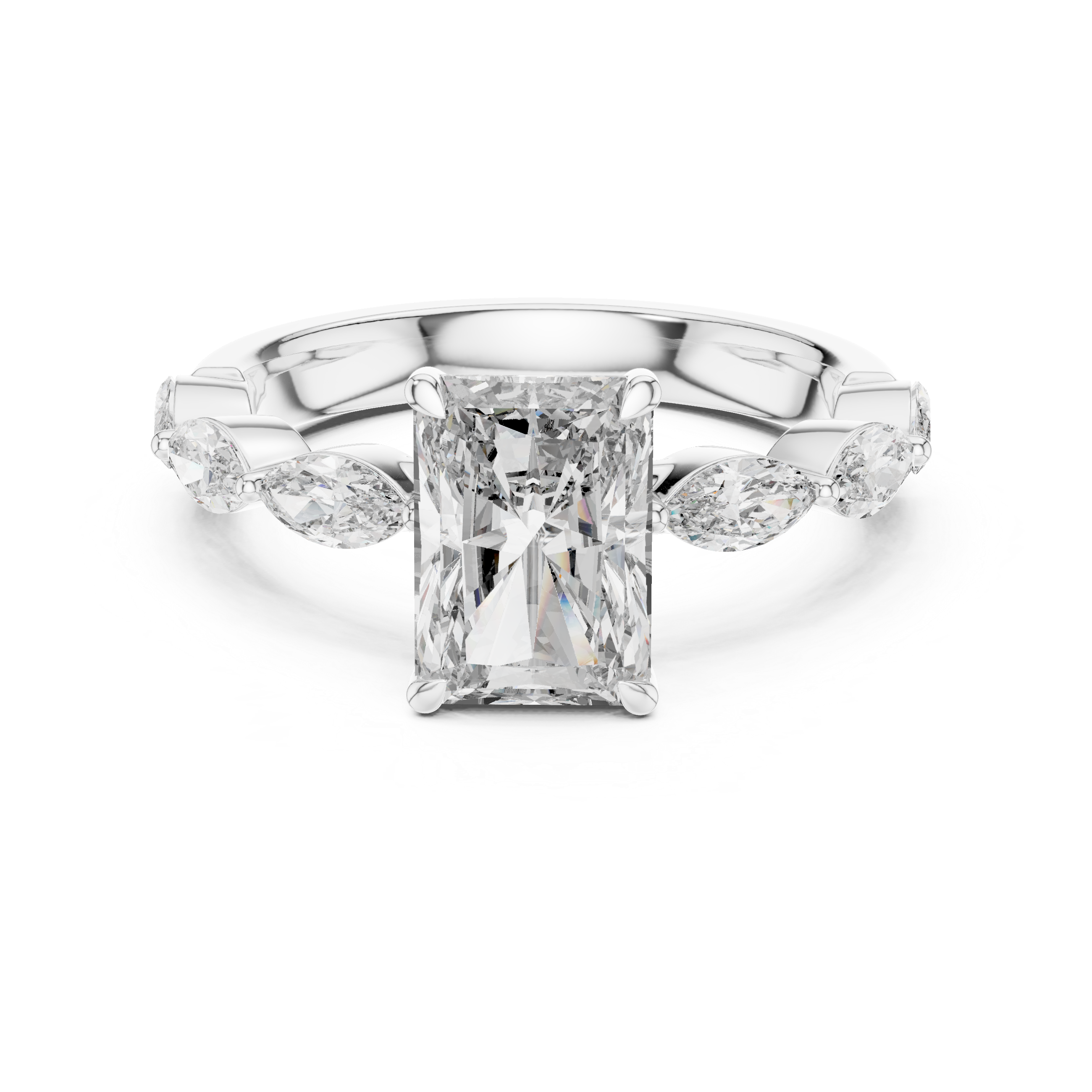 Filigree Lace lab grown diamond ring