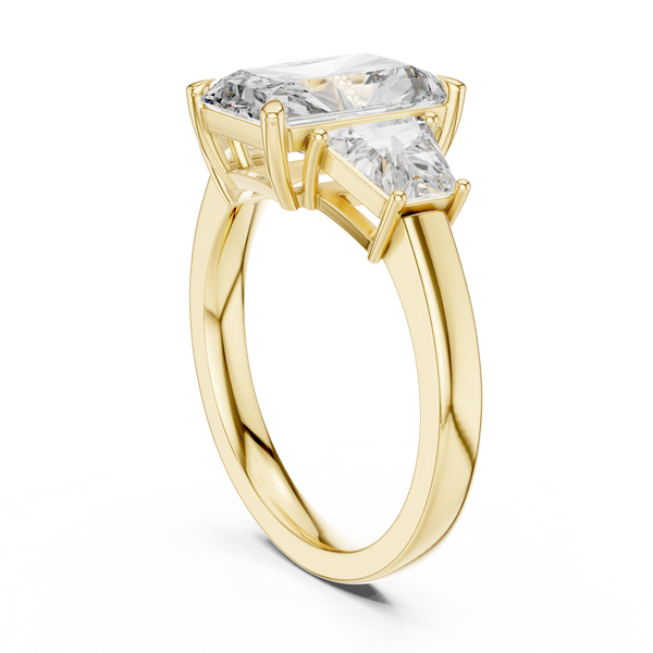 Twilight Sky lab grown diamond ring